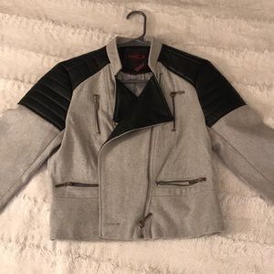 Black and grey jacket